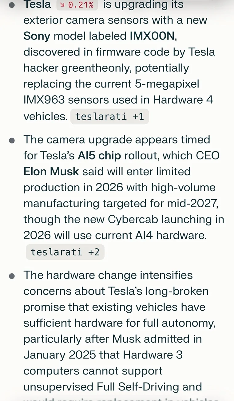 Tesla Cybertruck New Cameras Upgrade Coming to Teslas 😂 IMG_8206