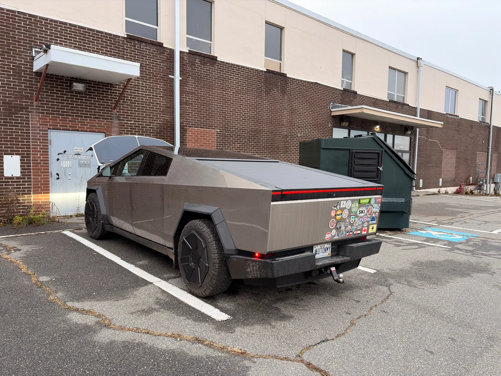 Tesla Cybertruck Anyone know how to tweak your work parking location for FSD? IMG_1085
