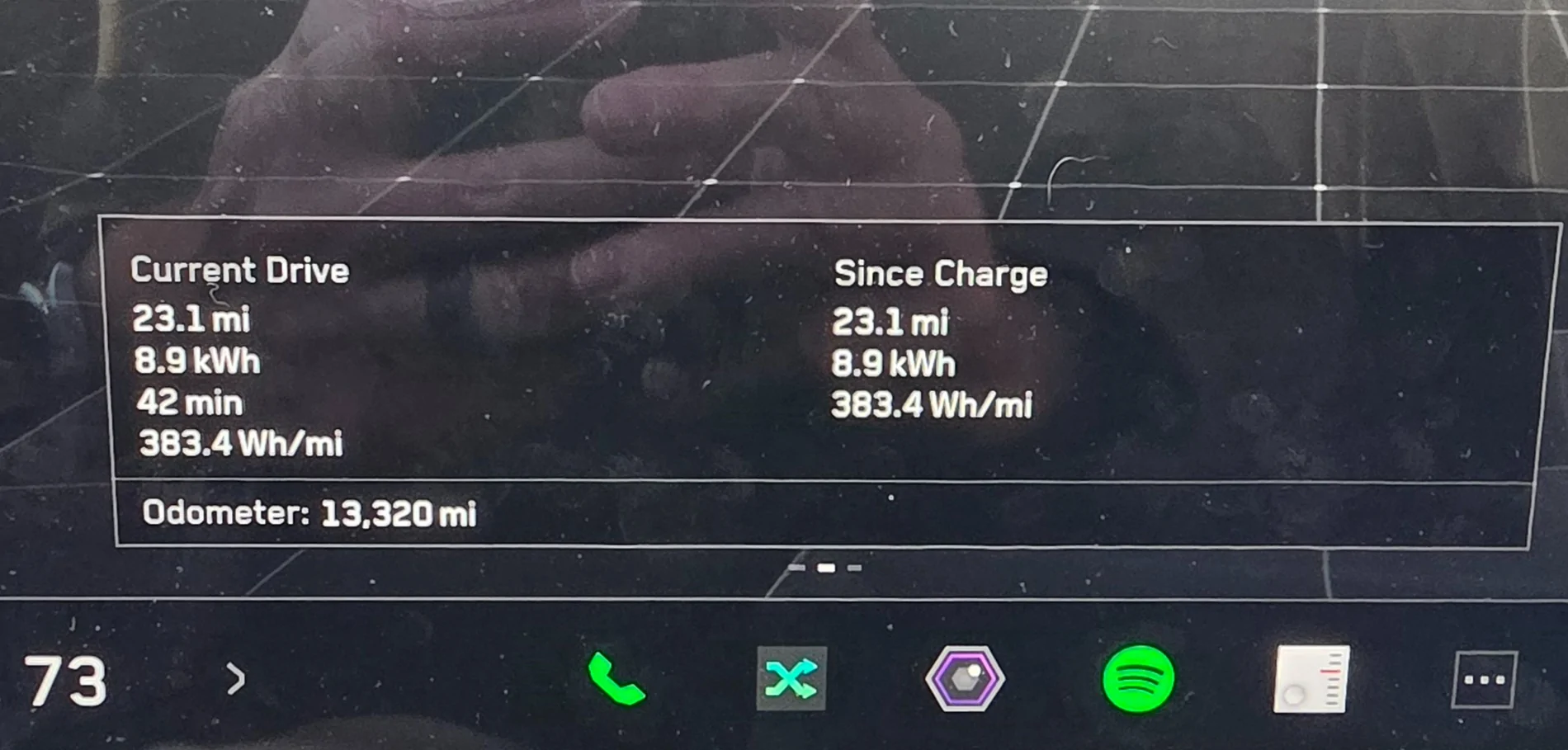 Tesla Cybertruck Range after a year and half 20251204_081500