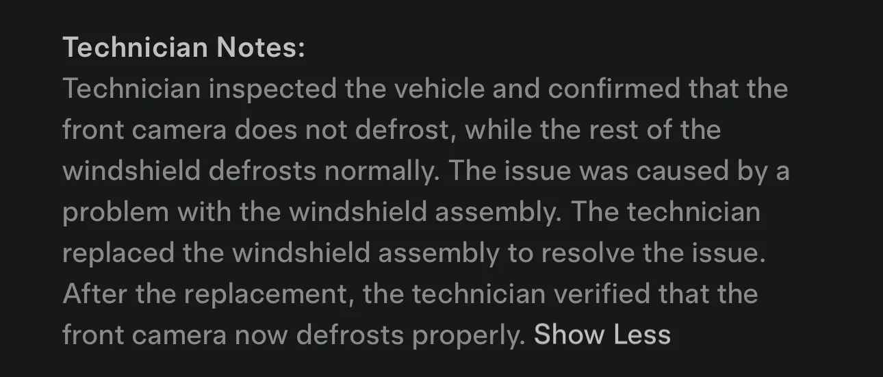 Tesla Cybertruck Center Camera Defrost IMG_0912