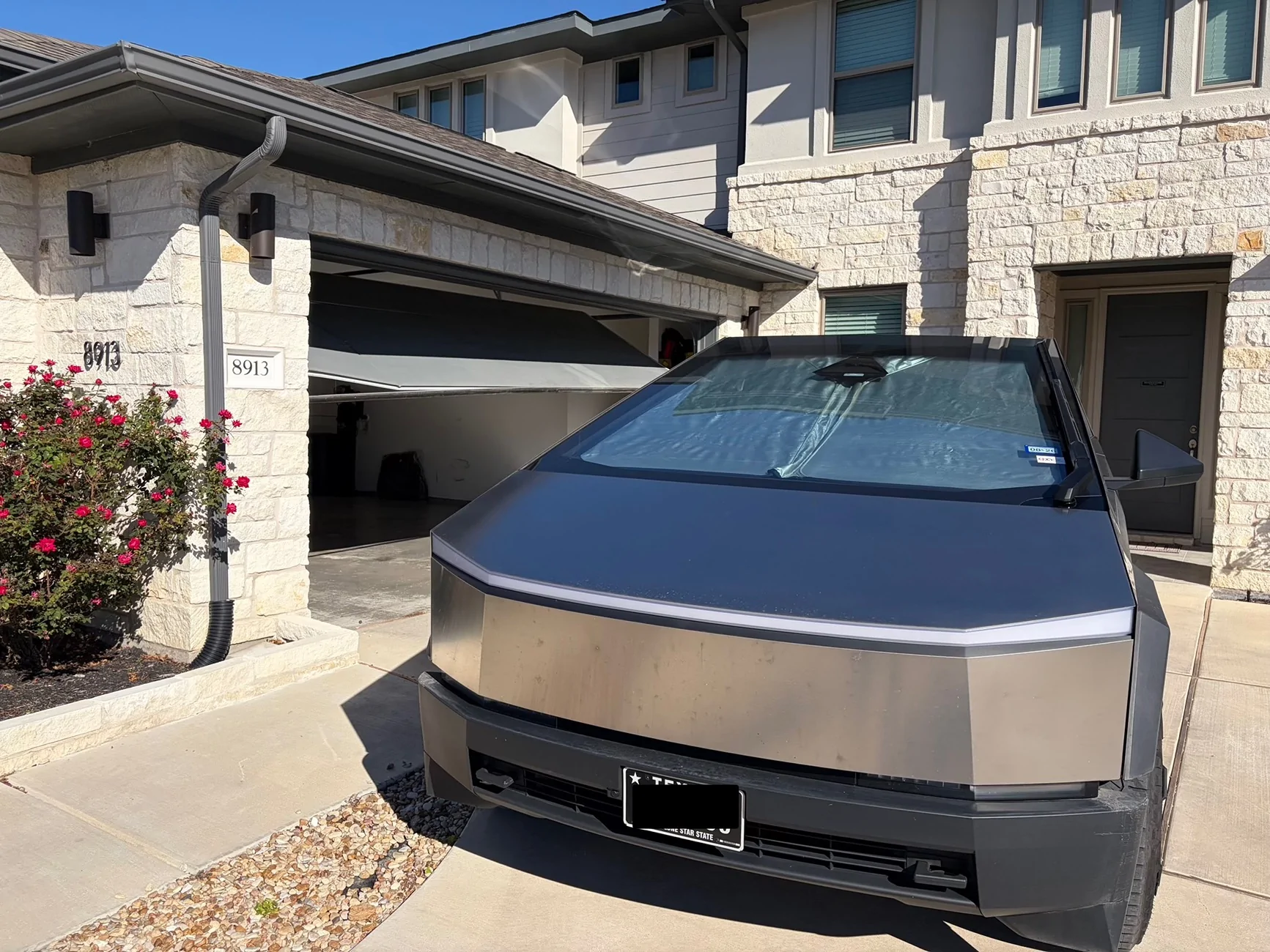 Tesla Cybertruck MyQ Auto-Close Strikes Again ⚠️ IMG_9953