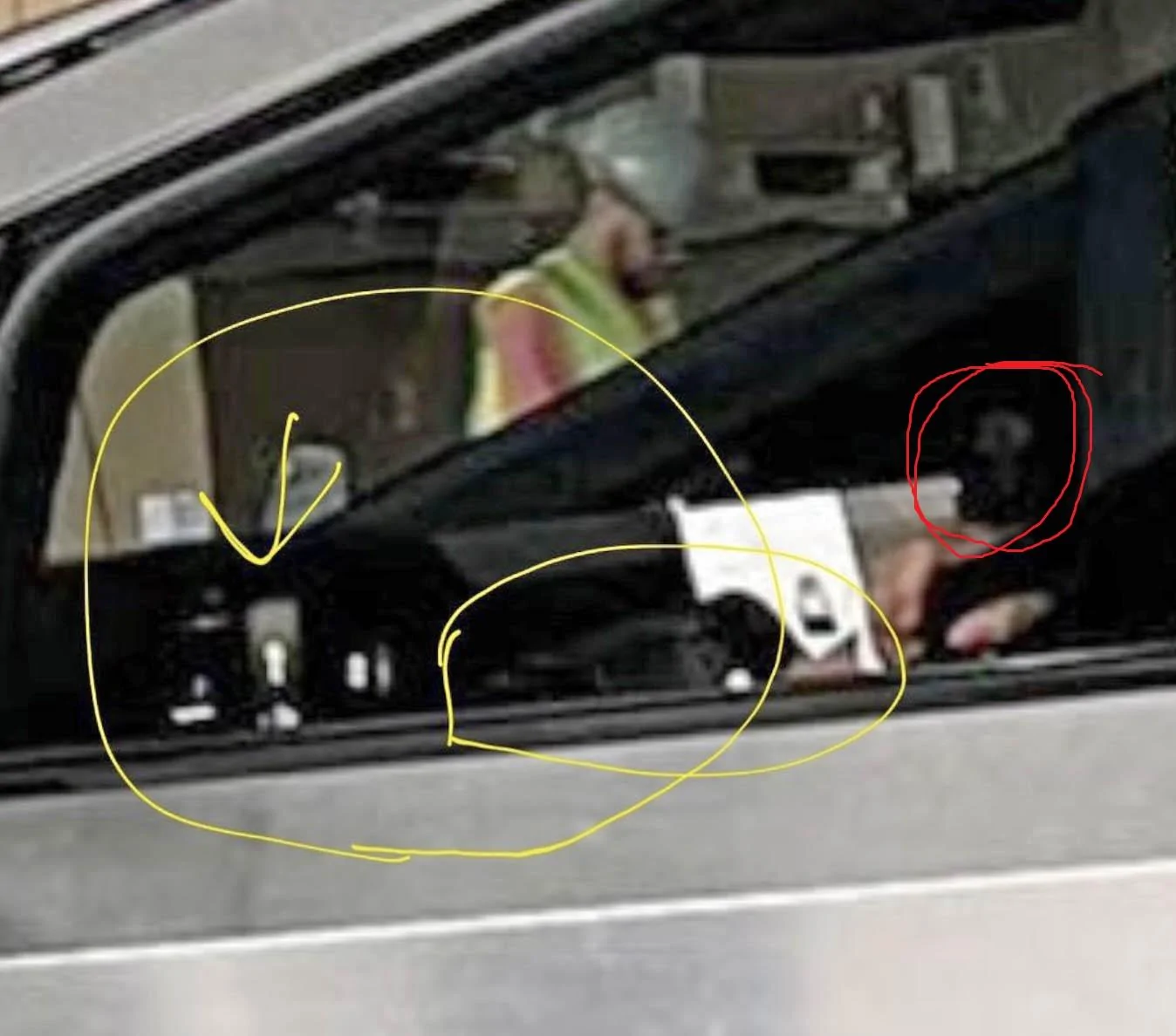 Tesla Cybertruck Instrument Cluster Display + Auto Shift Out Of Park + Steering Yoke confirmed in new Cybertruck pics @ Giga Texas front-of-driver-auto-shift-out-of-park-feature-jpg