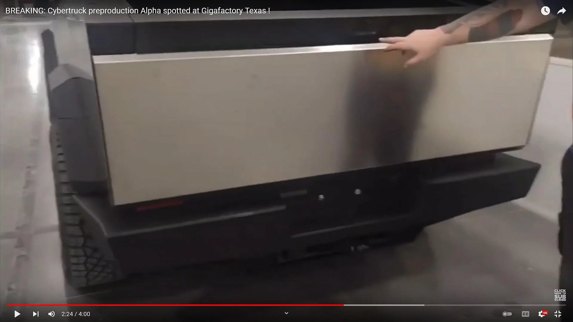 Tesla Cybertruck Instrument Cluster Display + Auto Shift Out Of Park + Steering Yoke confirmed in new Cybertruck pics @ Giga Texas beta_tailgat