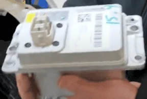 Tesla Cybertruck A sneak peek at the Cybertruck 12V Li-ion battery Screen Shot 2022-01-28 at 10.36.39 PM