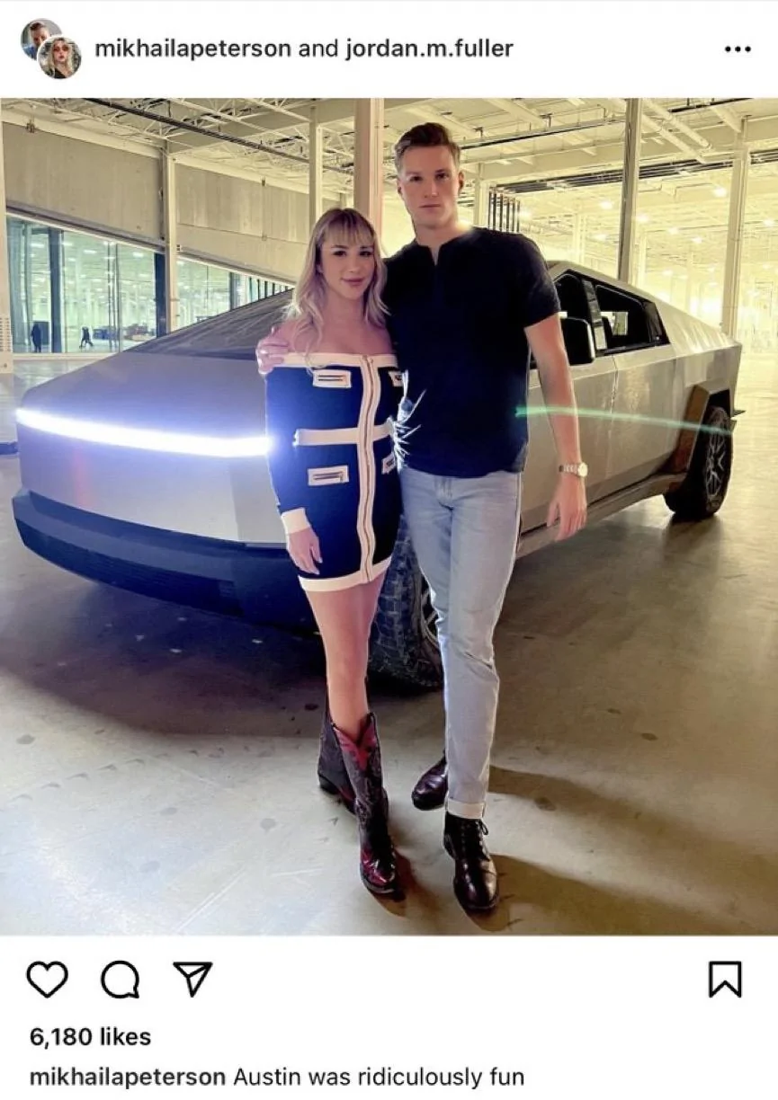 Tesla Cybertruck Jordan Petersons Daughter Cybertruck Pic 89E0F878-3C3E-4A96-B0FA-22815244E7AF