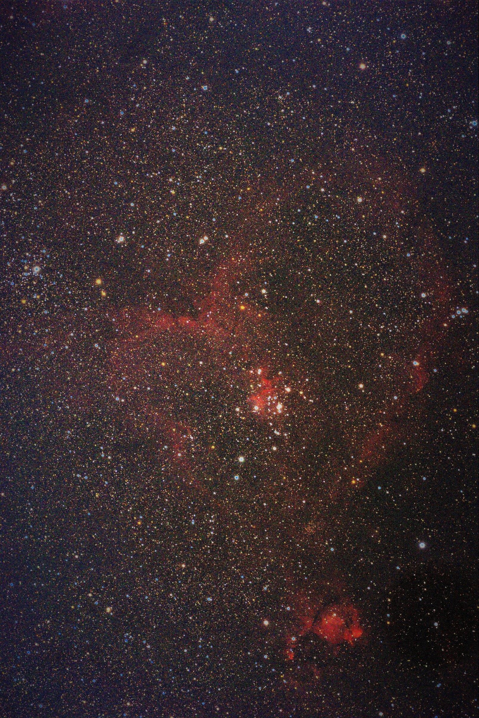 Tesla Cybertruck Starlink satellite launch Heart Nebula