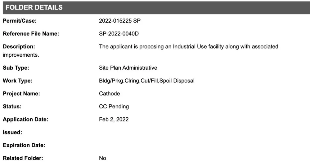 Tesla Cybertruck Tesla applies to build giant new cathode factory for battery production next to Gigafactory Texas Screen-Shot-2022-02-03-at-11.43.25-AM