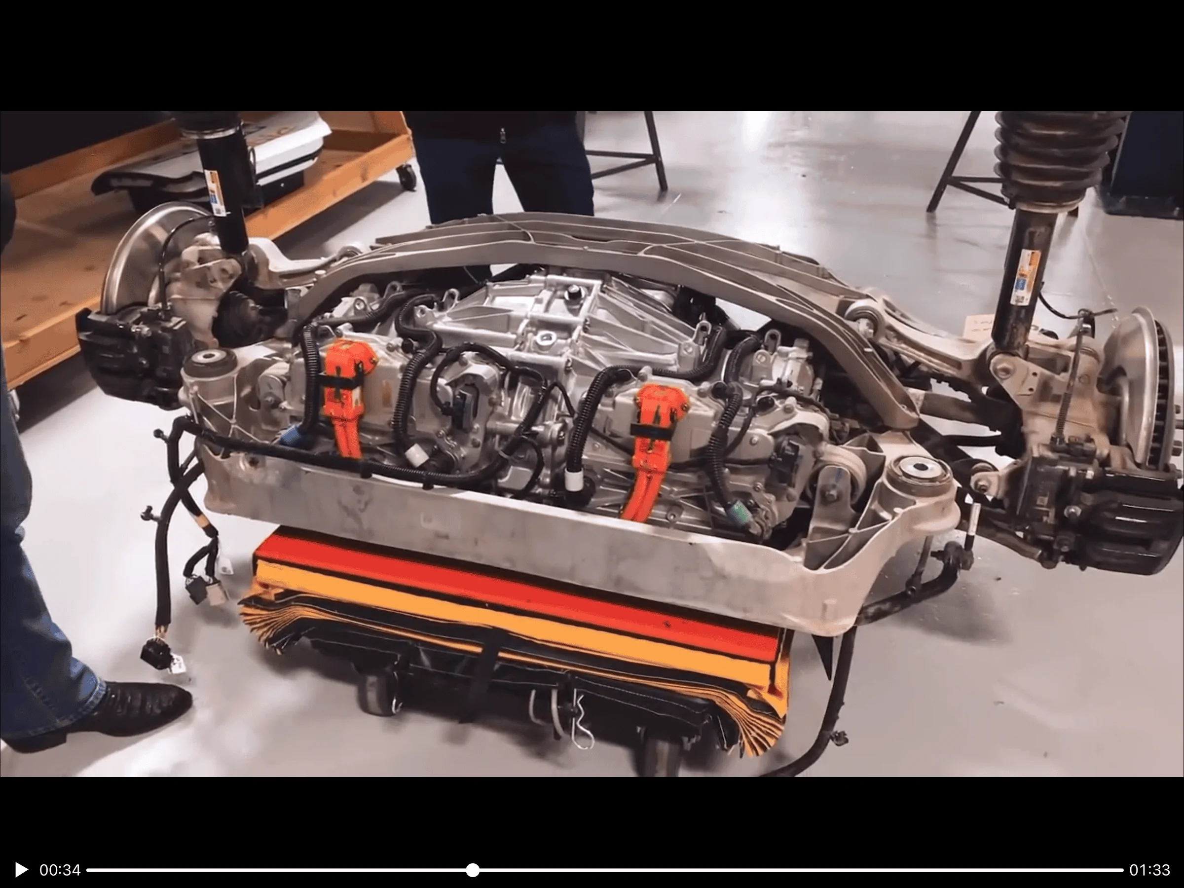 Tesla Cybertruck “Sneak Peak” At CT front end Via Model S Munro Tear down. 1644213568848