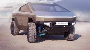 Tesla Cybertruck Cybertruck prototype spotted again on Fremont track. (2/7/2022) 4EE45EC0-D5EA-49EA-8AE8-0159ACFB7F39
