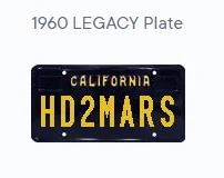 Tesla Cybertruck Custom license plate / vanity plate name for your Cybertruck? head-to-mars-personalized-plat