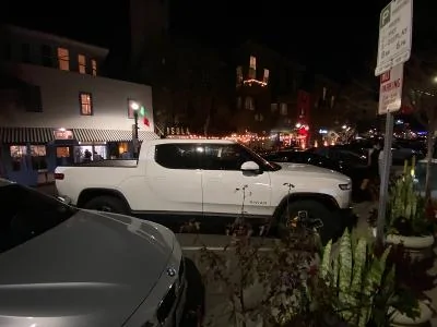 Tesla Cybertruck Rivian Truck spotted in San Diego thumbnail-25