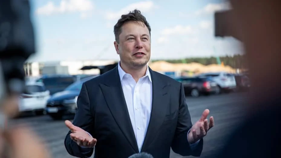 Tesla Cybertruck Tesla CEO Elon Musk invites UAW to hold union vote at California factory -gettyimages-1270402636-maja6508_20200903125258957