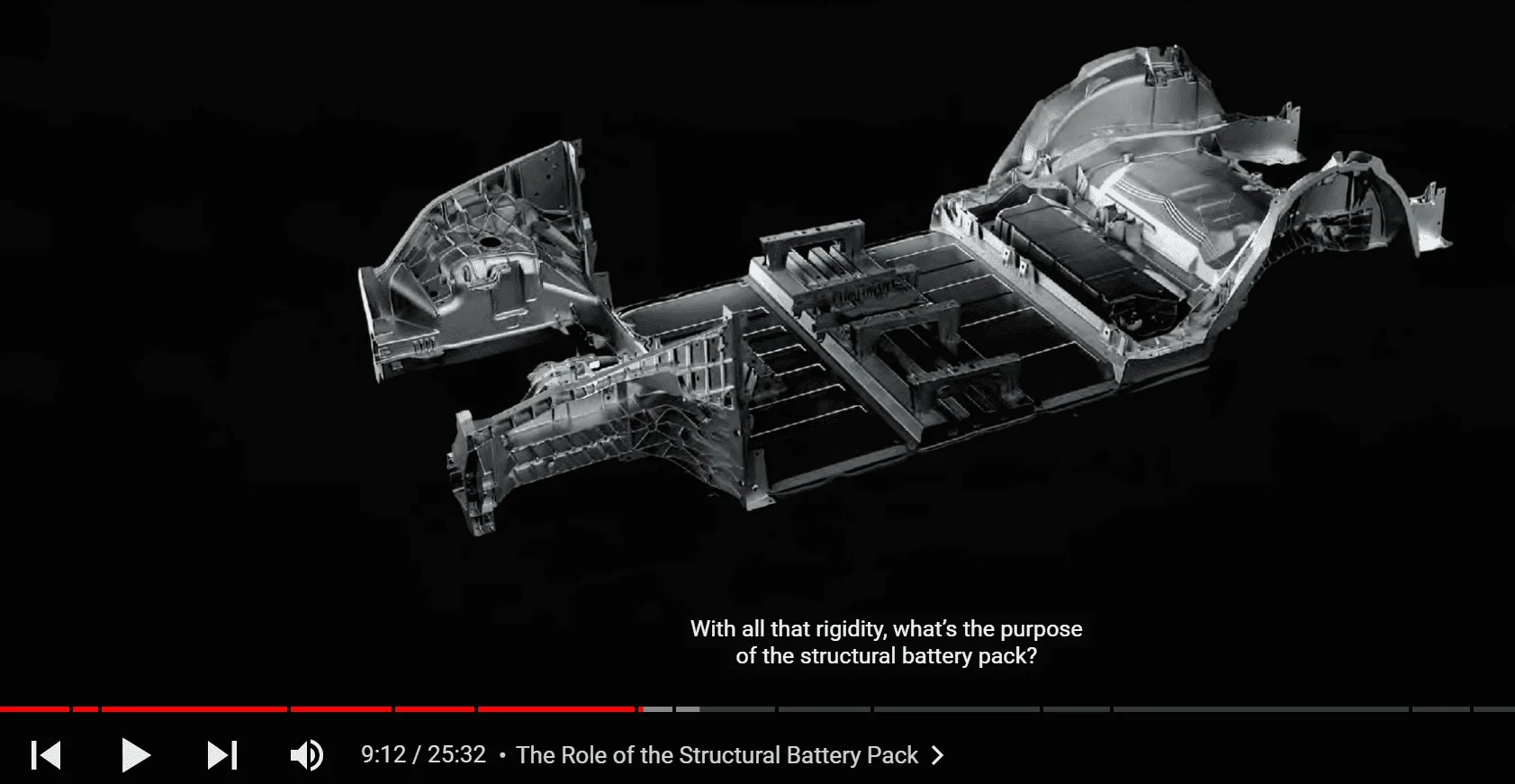 Tesla Cybertruck Possible Cybertruck Motor Reverse Analysis Revealed by Sandy Munro Batery pack structural purpos
