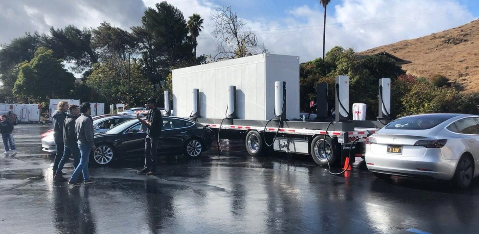 Tesla Cybertruck The end will come with a whimper not a bang TEsla-Mobile-Supercharger-e1575024891429