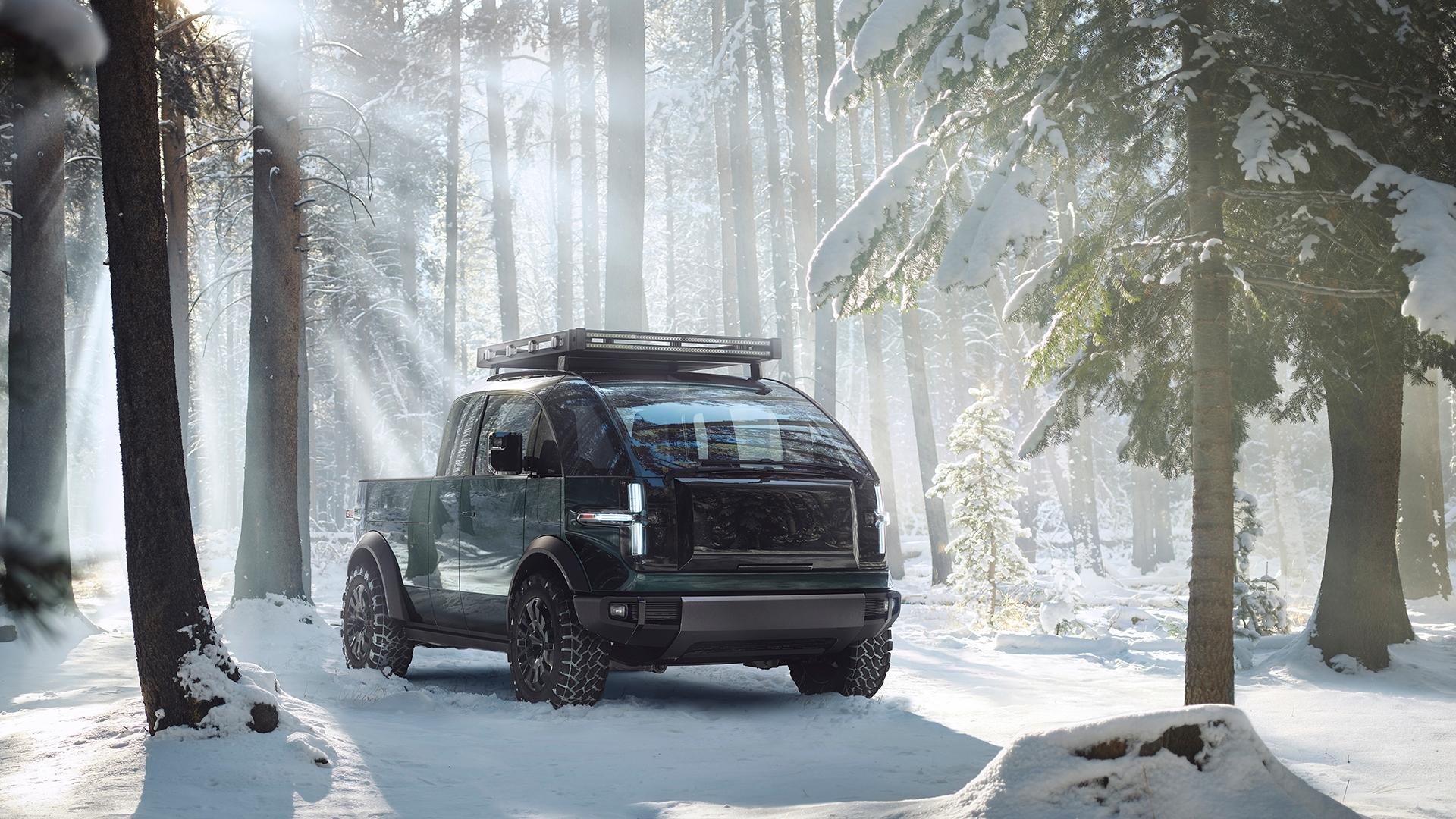 Tesla Cybertruck CyberTruck competitor Chevy Silverado EV looks pretty good Canoo Picku