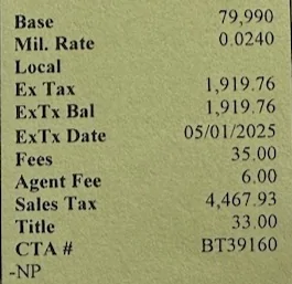 Tesla Cybertruck First registration renewal fee notice I was shocked [ADMIN WARNING: NO POLITICS] 1765074919512-4g