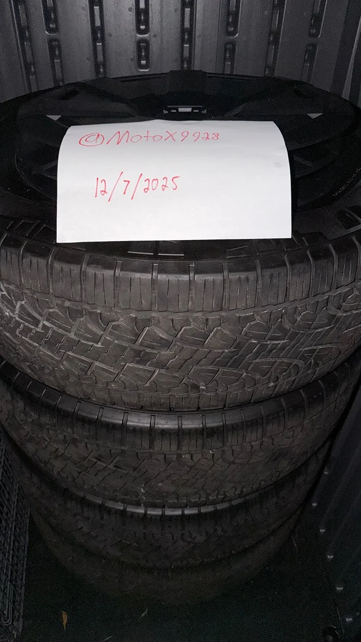 Tesla Cybertruck 4 Almost Brand New Pirelli Scorpion Cybertruck Tires w/covers IMG_0572