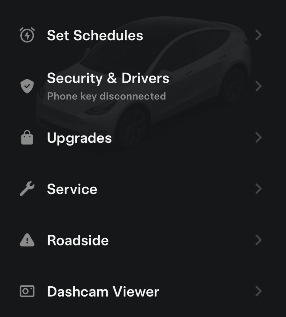 Tesla Cybertruck Tesla App v4.51.5 adds: Find My Car Locator Arrow, Charging Passport, Dog Mode Live View, Dashcam Tab, Photo Booth, Visualizer Upgrade IMG_5131