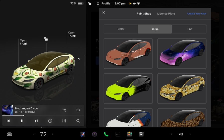 Tesla Cybertruck Tesla App v4.51.5 adds: Find My Car Locator Arrow, Charging Passport, Dog Mode Live View, Dashcam Tab, Photo Booth, Visualizer Upgrade img_5117