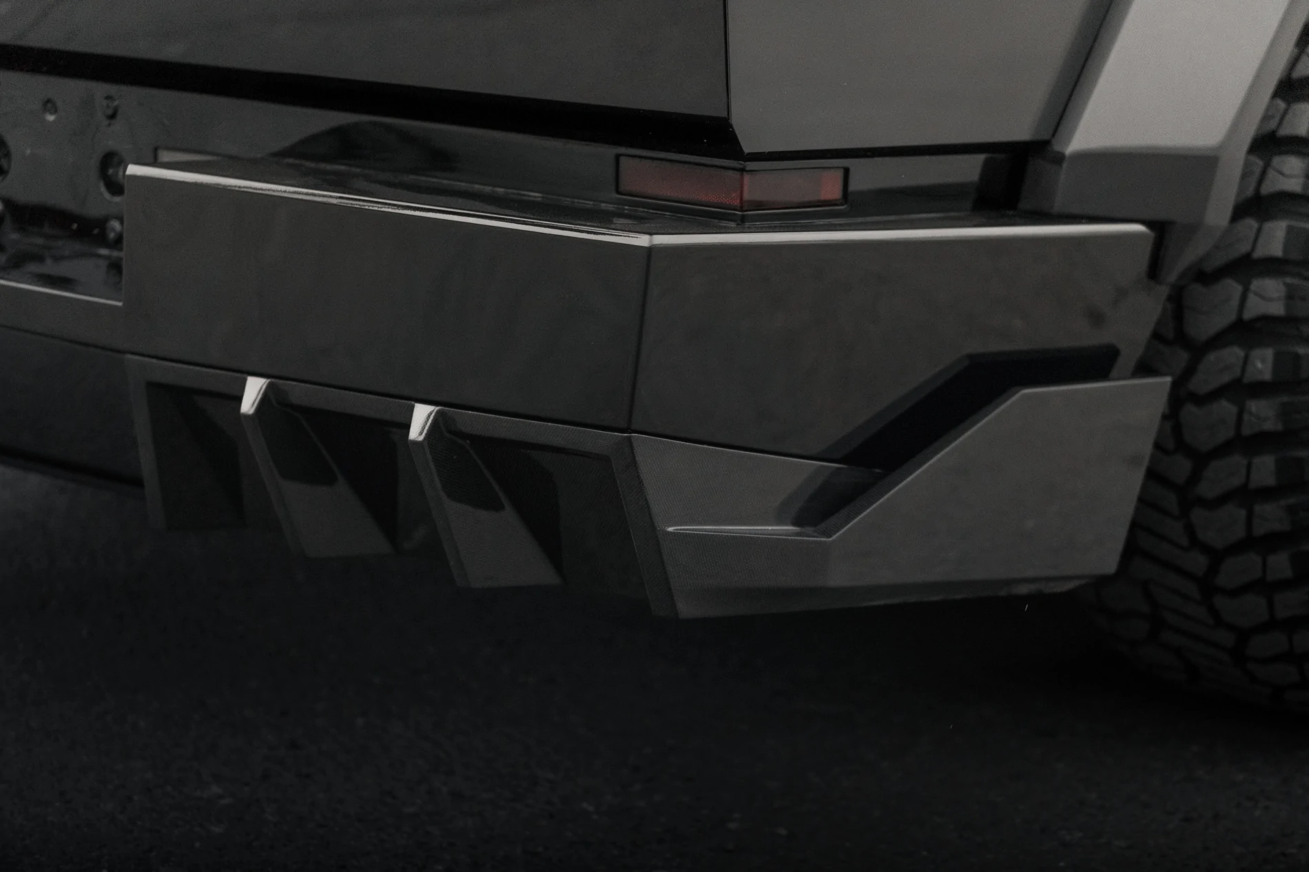 Tesla Cybertruck Finally Revealed! Tesla Cybertruck Carbon Fiber WideBody Kit by Renegade Design VID00500