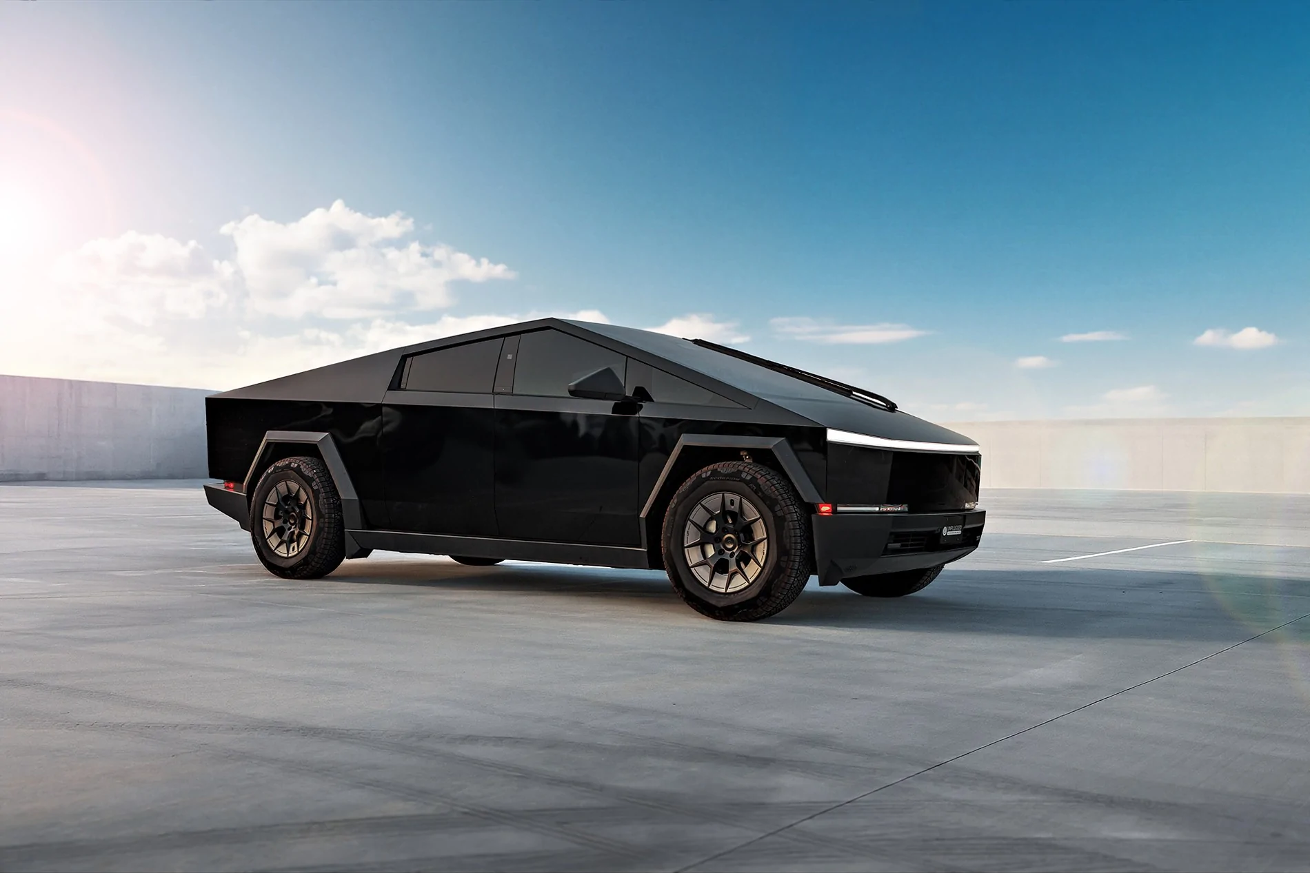 Tesla Cybertruck *** New Product *** Unplugged Performance UP-RW Cyber Road Warrior Wheels _MGL5683 copy (1)