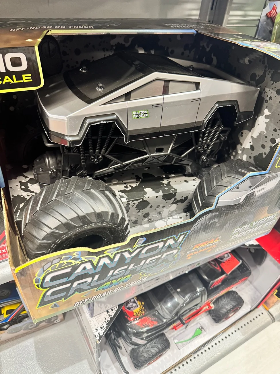 Tesla Cybertruck CRAZY Cybertruck “knock off “ toy 🤣 IMG_8235