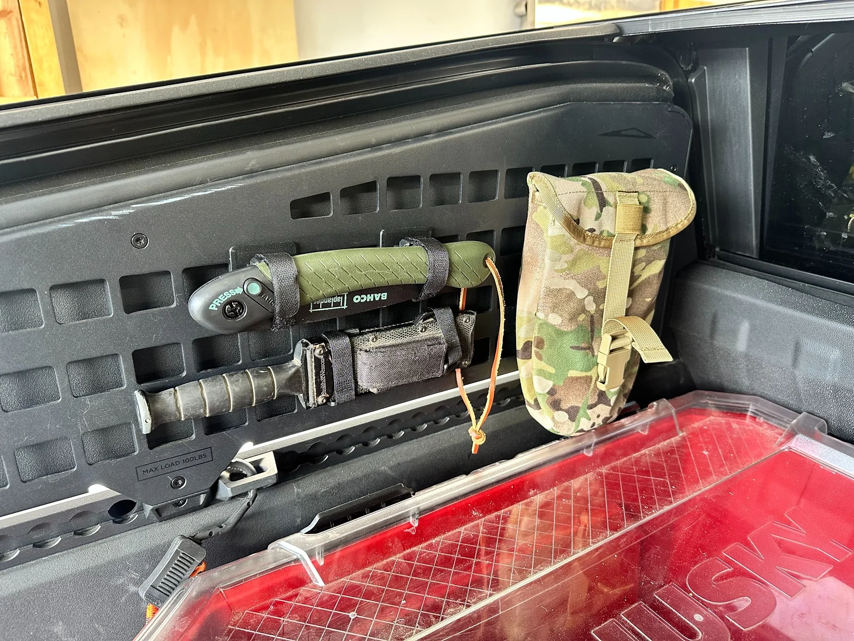 Tesla Cybertruck Vault bed MOLLE accessory attachments (3D Print download) IMG_6438