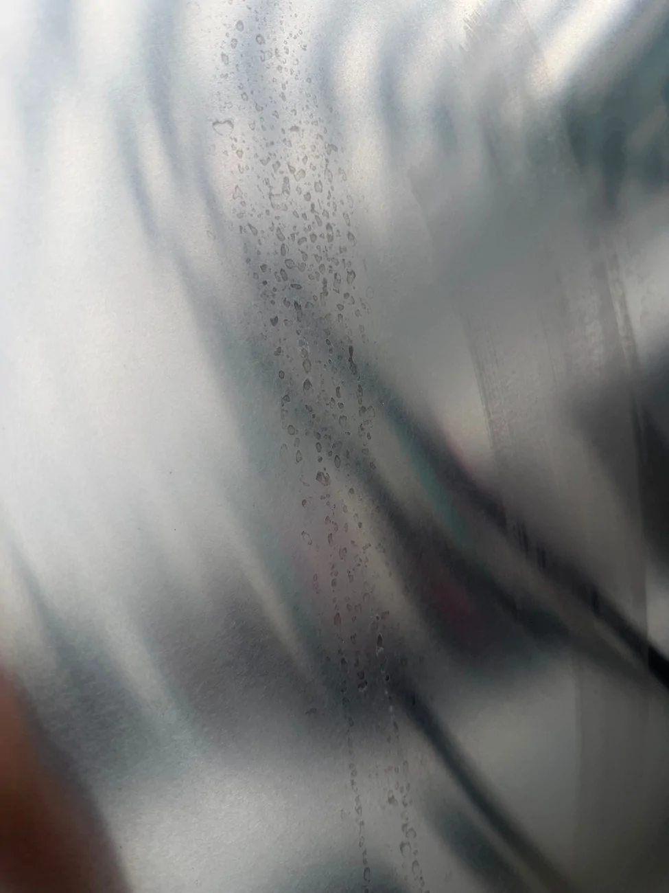 Tesla Cybertruck Staining spots on metal IMG_0372
