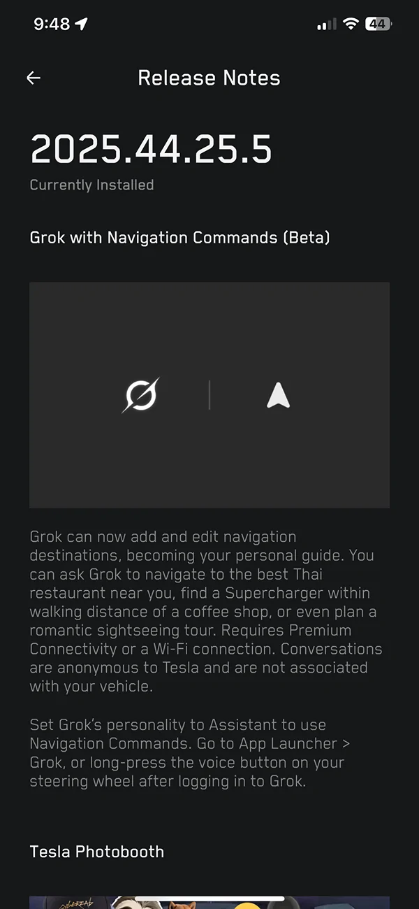 Tesla Cybertruck 2025 Holiday Software Update now live (and installing on Cybertrucks)! IMG_1790