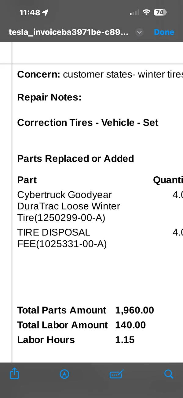 Tesla Cybertruck Winter Tires?  Dura Trac or Pirelli Scorpion Winter 2 or?  Please help!!! IMG_7735