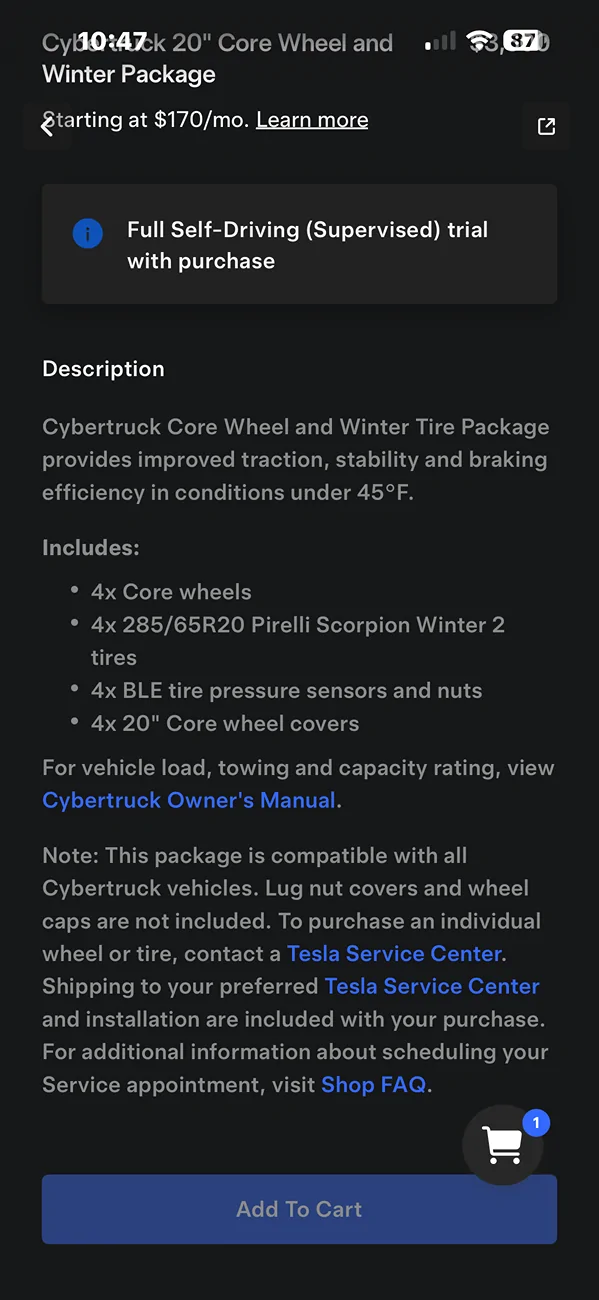 Tesla Cybertruck Winter Tires?  Dura Trac or Pirelli Scorpion Winter 2 or?  Please help!!! IMG_7600