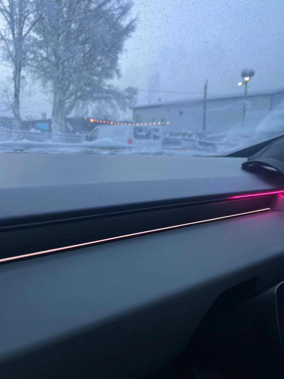 Tesla Cybertruck Hansshow LED Dash Light Strip with Blind Spot Detection Install & Demo IMG_8979