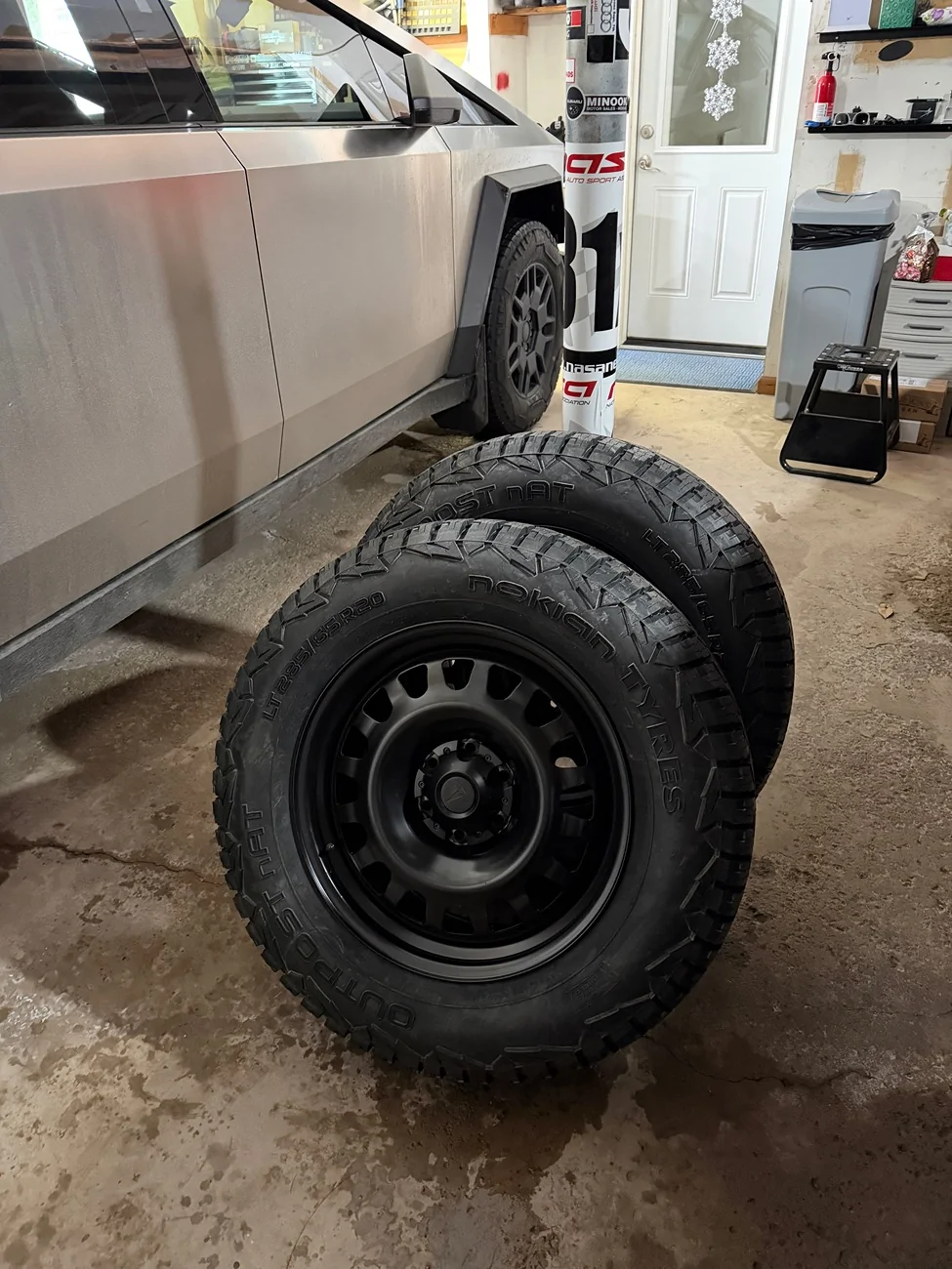 Tesla Cybertruck Need help: Bridgestone Dueler A/T Ascent — Nokian Outpost NAT — BFGoodrich KO3 IMG_0475