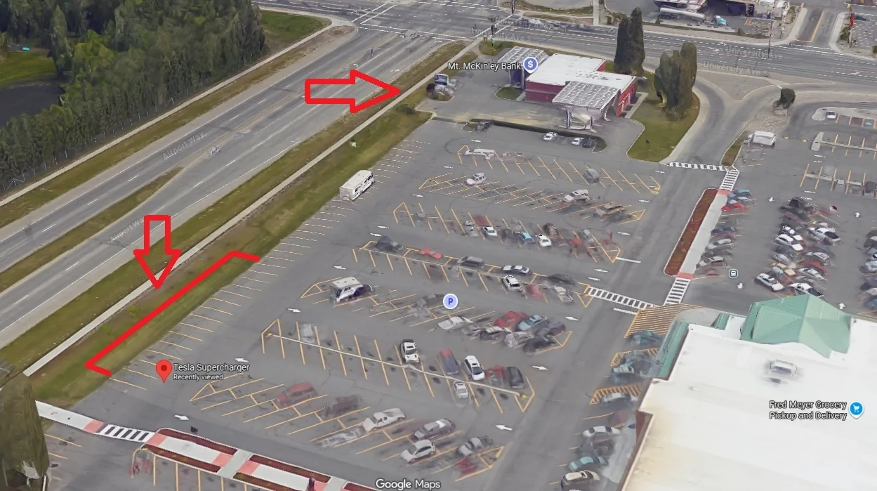 Tesla Cybertruck North America's northernmost Supercharger in Fairbanks, Alaska is now opened Supercharger in Fairbanks, Alaska   c