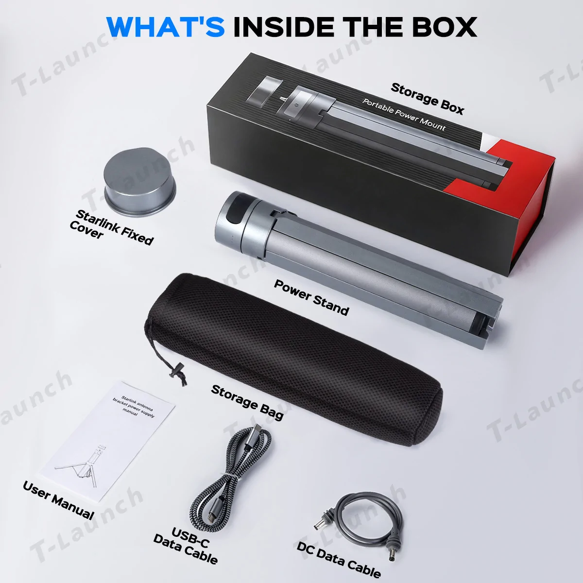 Tesla Cybertruck 🚀 Giveaway – T-Launch Starlink Mini Power Stand (Teslaunch) Starlink Mini Power Stand (1)