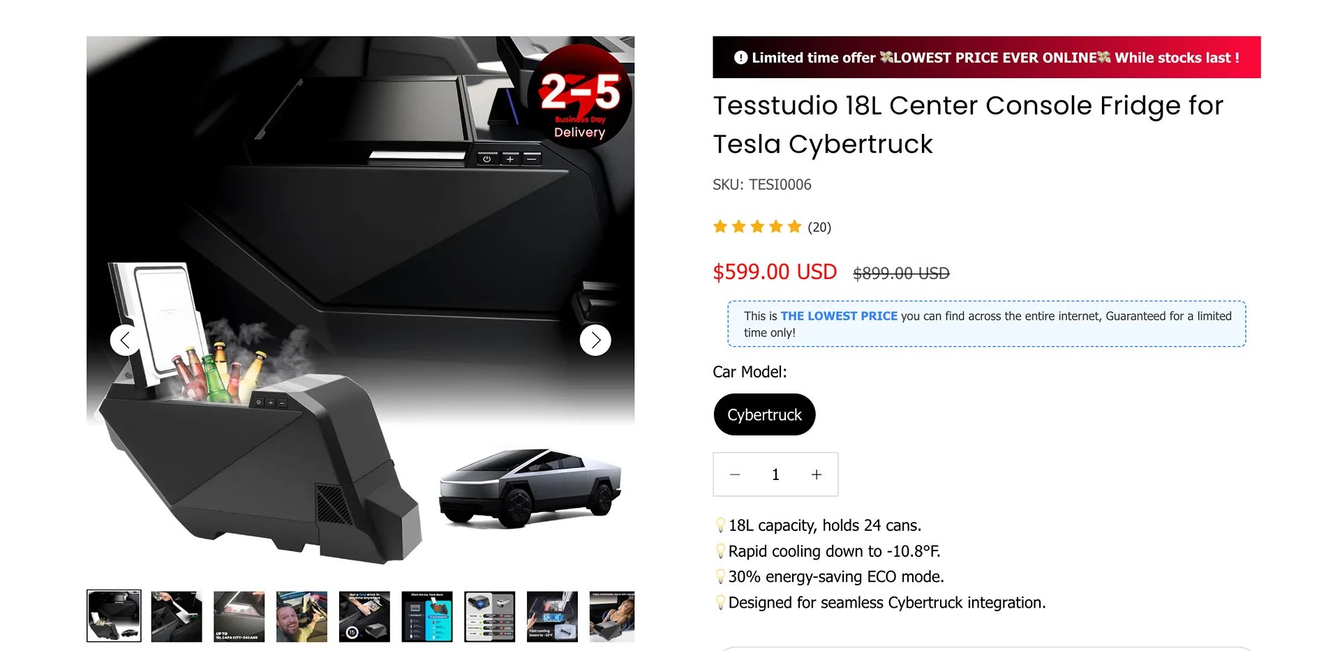 Tesla Cybertruck Cybertruck Air Compressor + Tire Repair Kit -- User Experience Review 1766257876454-kd