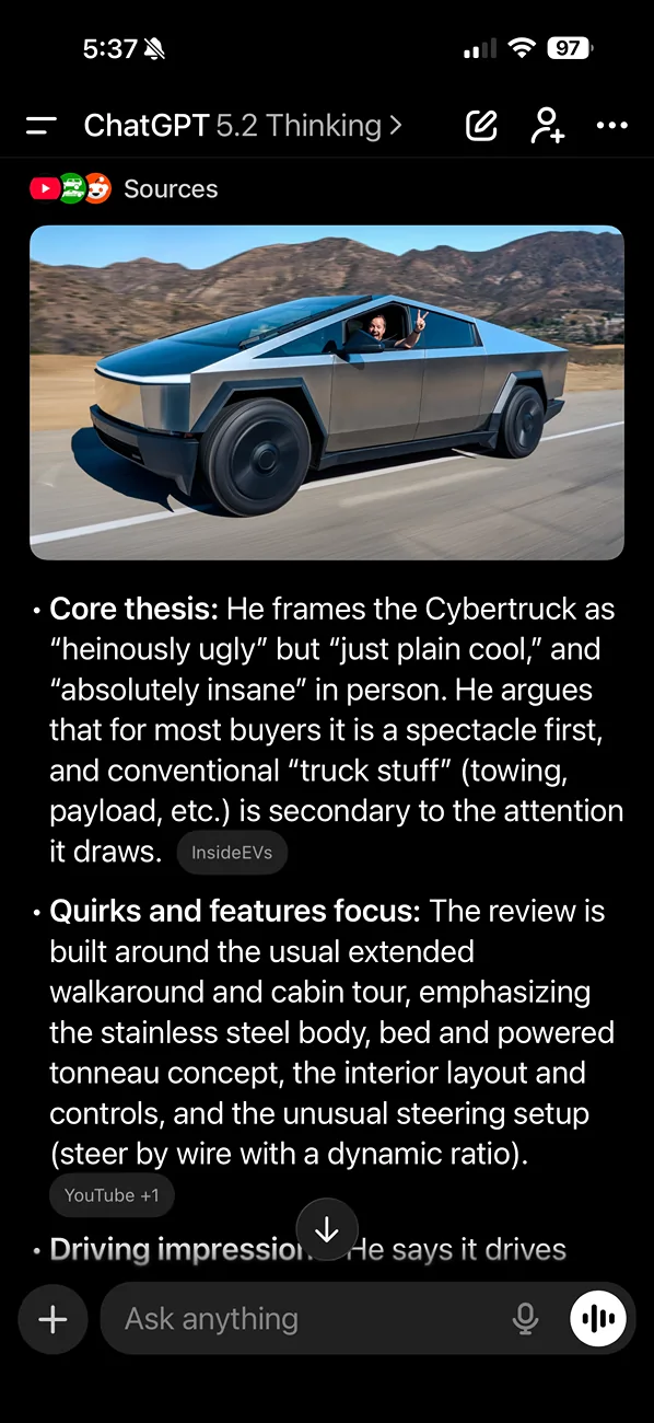 Tesla Cybertruck Doug Demuro the hater…thoughts on his latest comments? IMG_1624