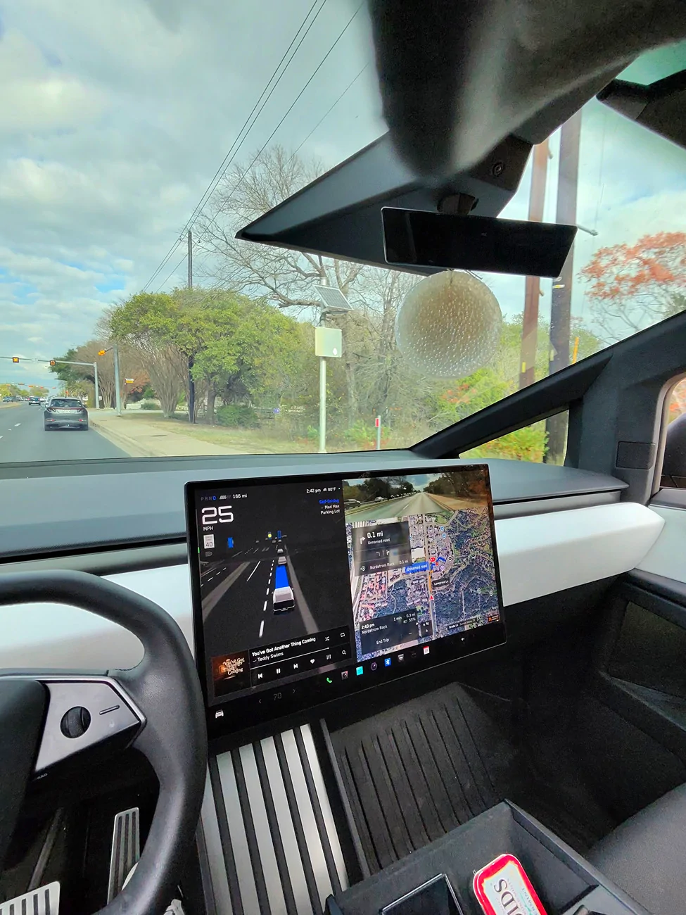 Tesla Cybertruck My CT is starting to drive like i use to drive 20251223_144234_fe7d6a75