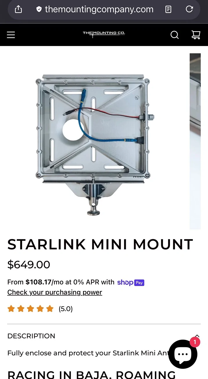 Tesla Cybertruck Starlink: The Ultimate Mount Solution! IMG_7953