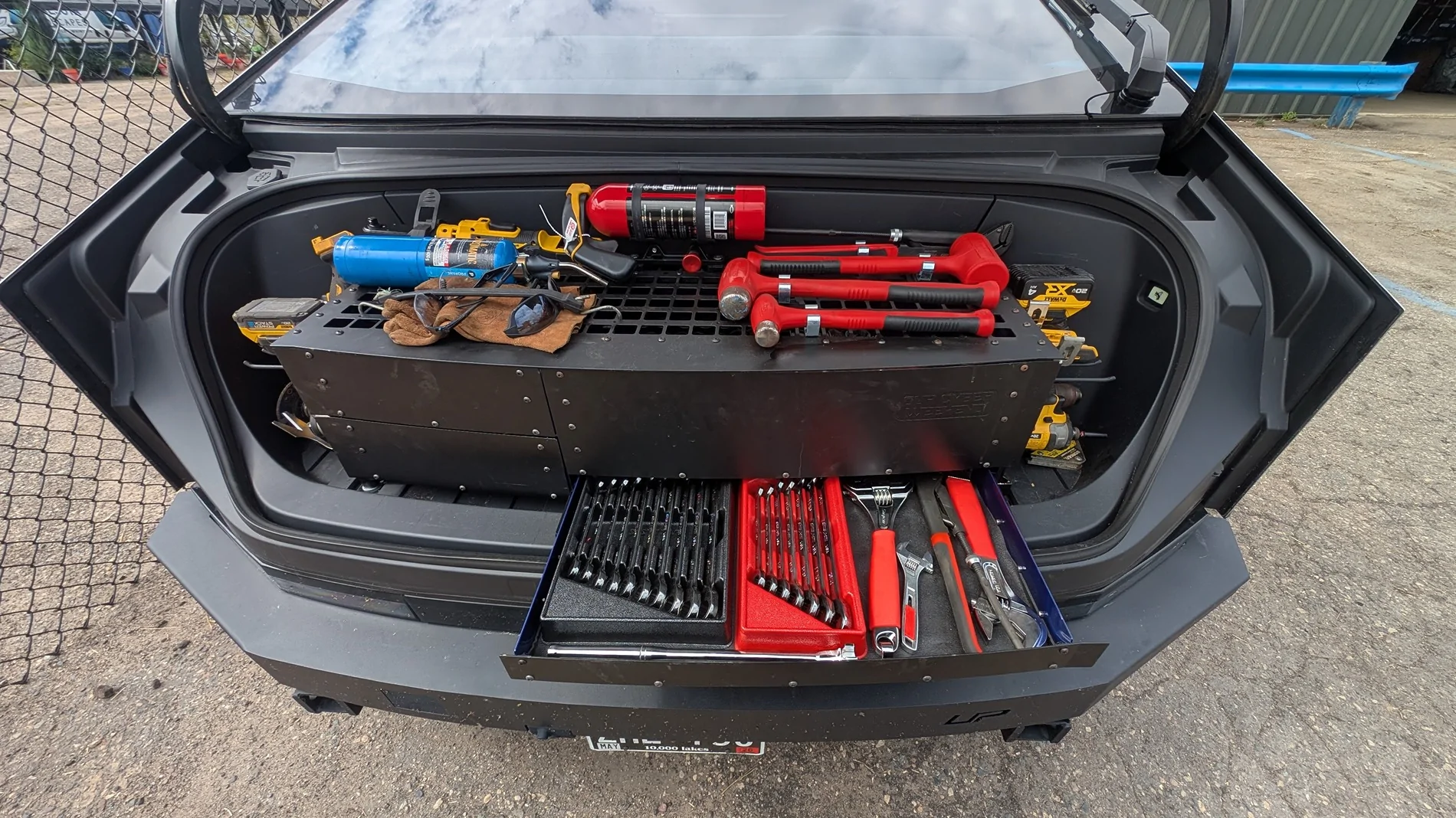 Tesla Cybertruck Tool Box with Pullout Drawers for Frunk? 5211