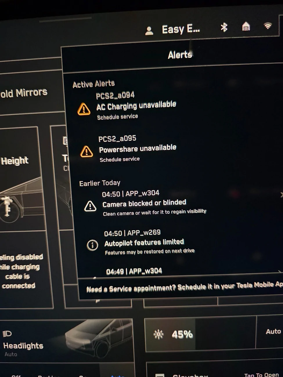 Tesla Cybertruck Cyberbeast won’t charge with Wall Connector 20251121_171113