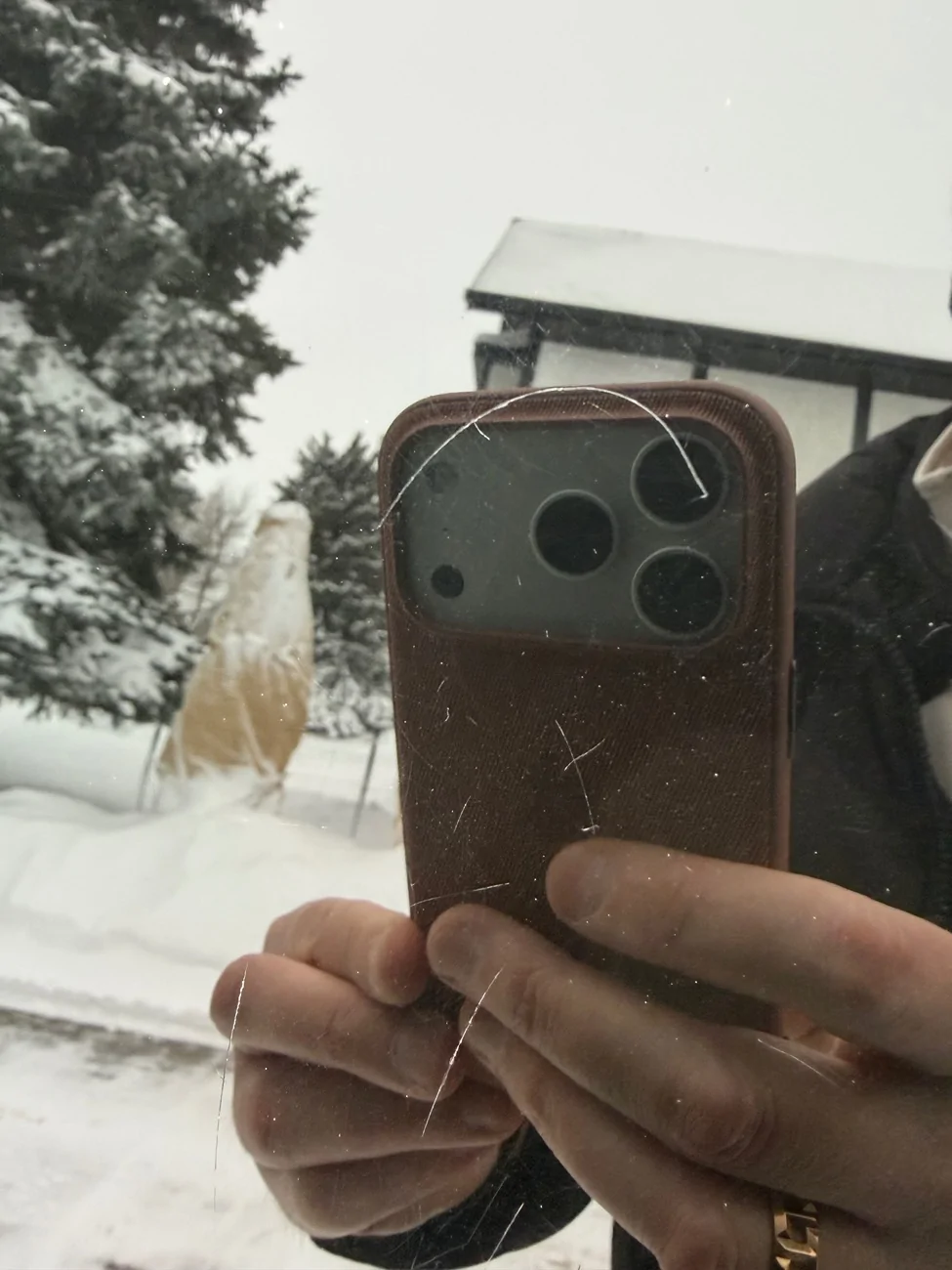 Tesla Cybertruck Scratches on glass door panel (on just delivered Cybertruck) IMG_1129