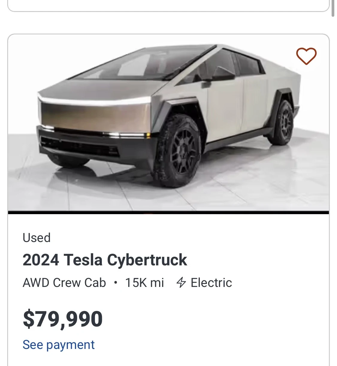 Tesla Cybertruck Trade in prices are going up IMG_4209