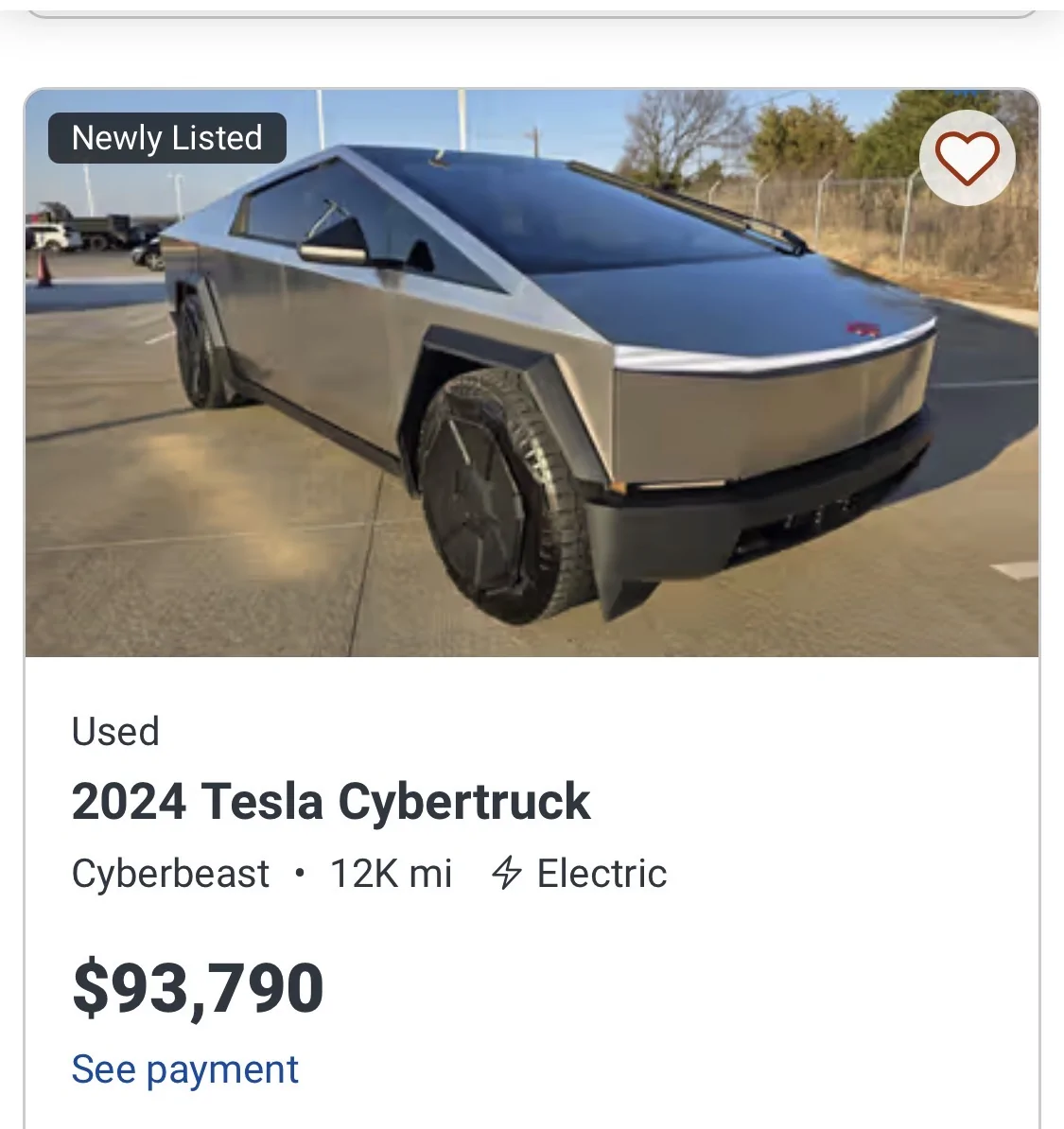 Tesla Cybertruck Trade in prices are going up IMG_4213