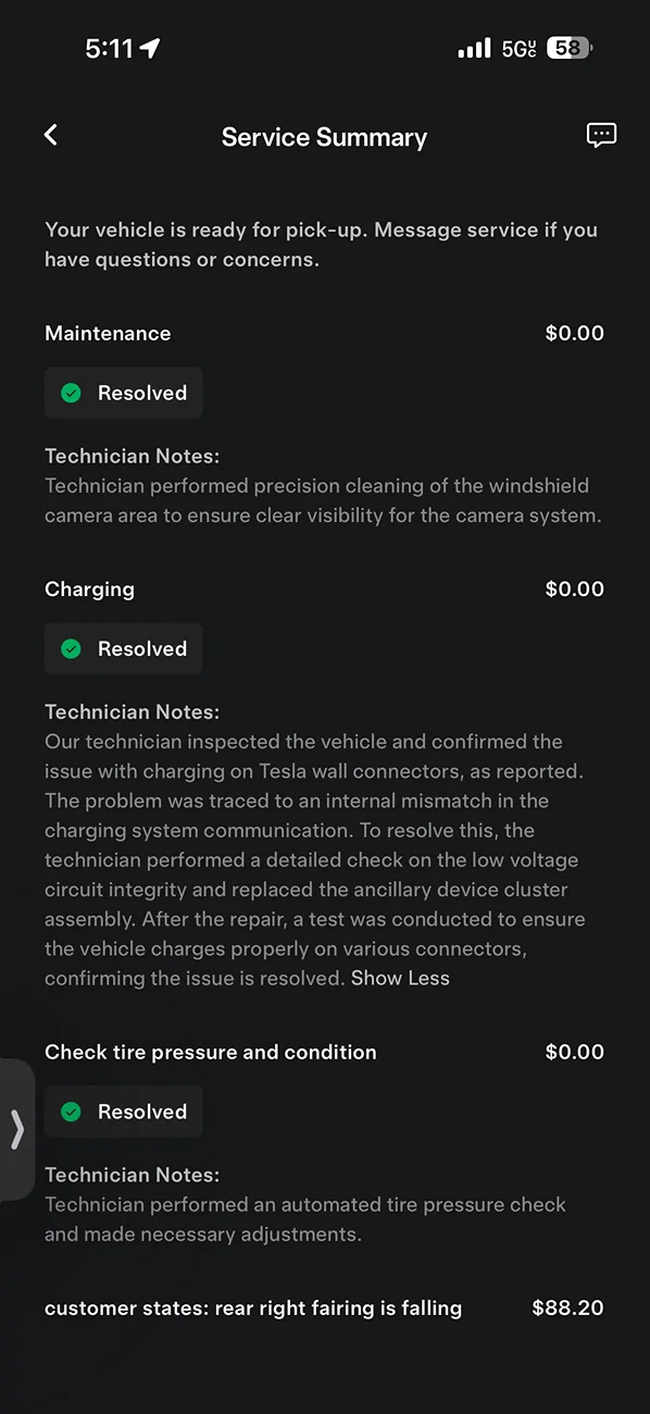 Tesla Cybertruck Cyberbeast won’t charge with Wall Connector IMG_4126