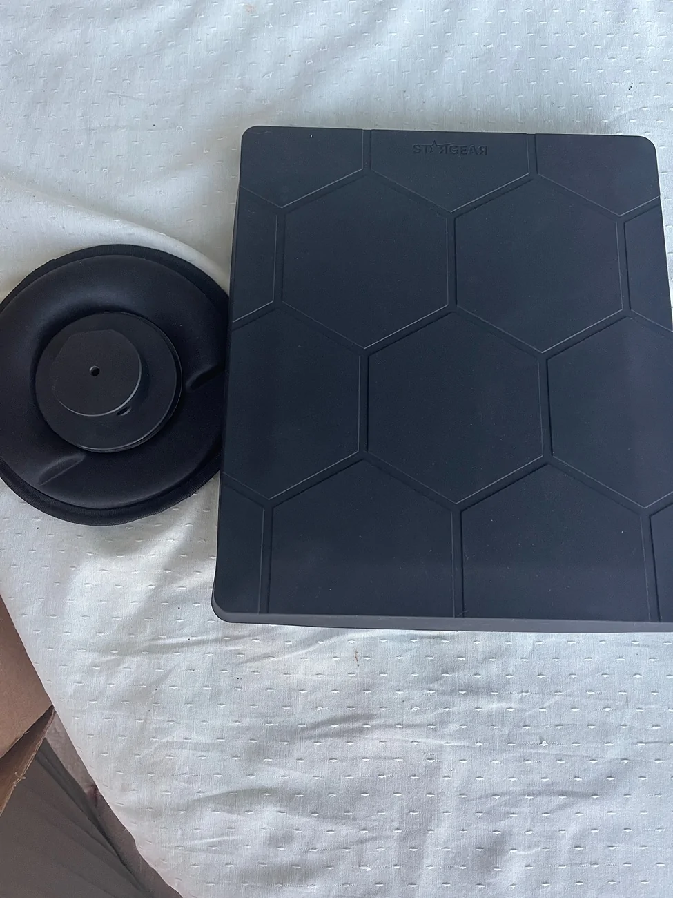 Tesla Cybertruck Convenient Starlink Mini dashboard mount + Video IMG_2411