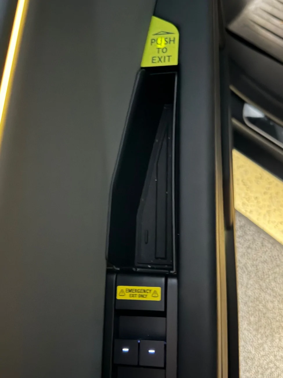 Tesla Cybertruck Rear Emergency Door Release Identifier (3D Print) IMG_0140