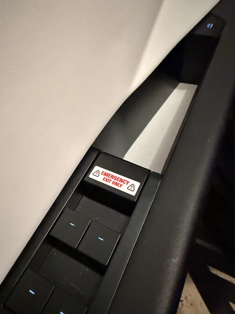 Tesla Cybertruck Rear Emergency Door Release Identifier (3D Print) 2026-01-06 19.18.30
