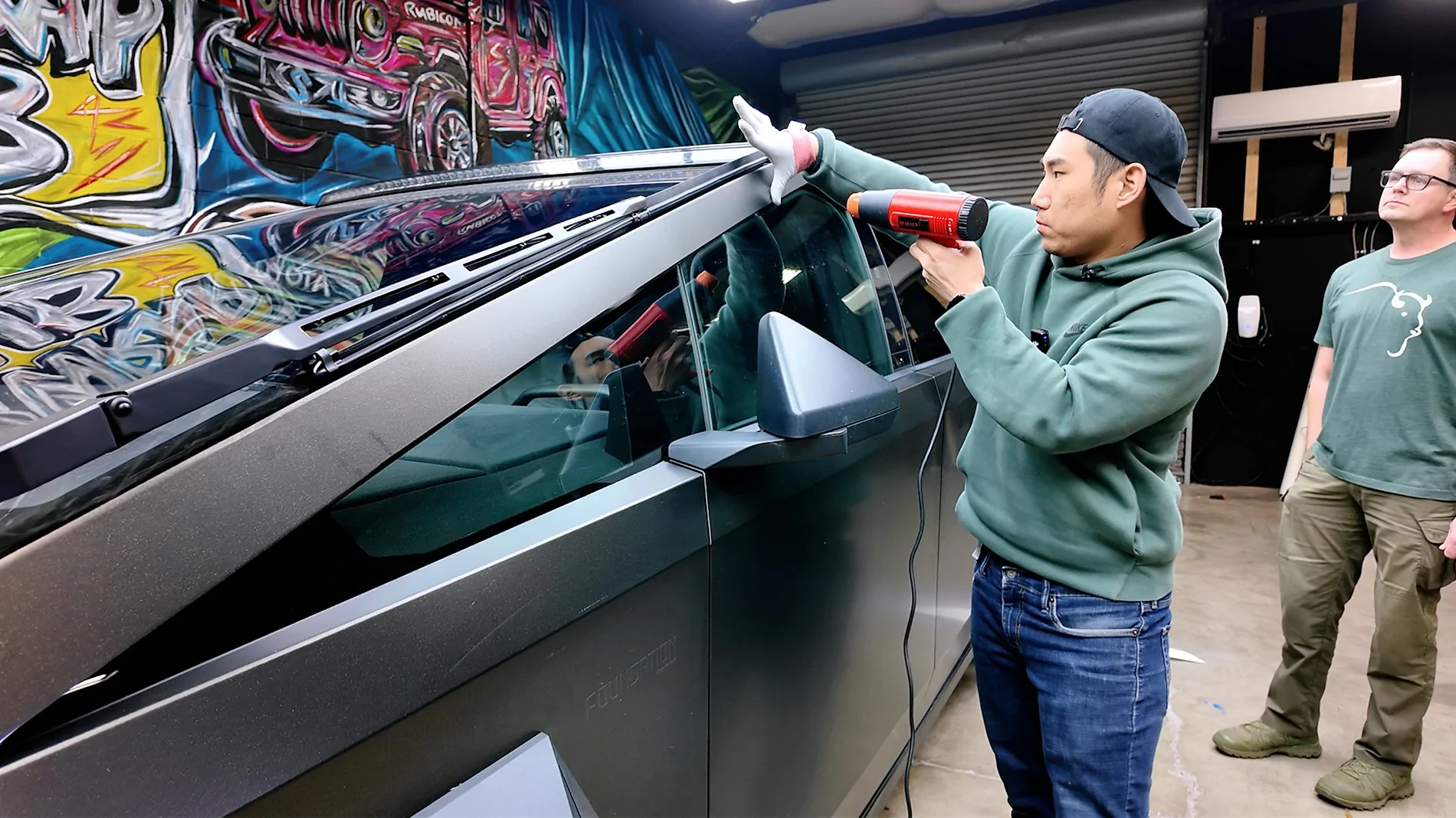 Tesla Cybertruck Cantrail Recall on a Wrapped Cybertruck - How To DIY Wrap It Again TEMPLATE.00_08_24_18.Still004