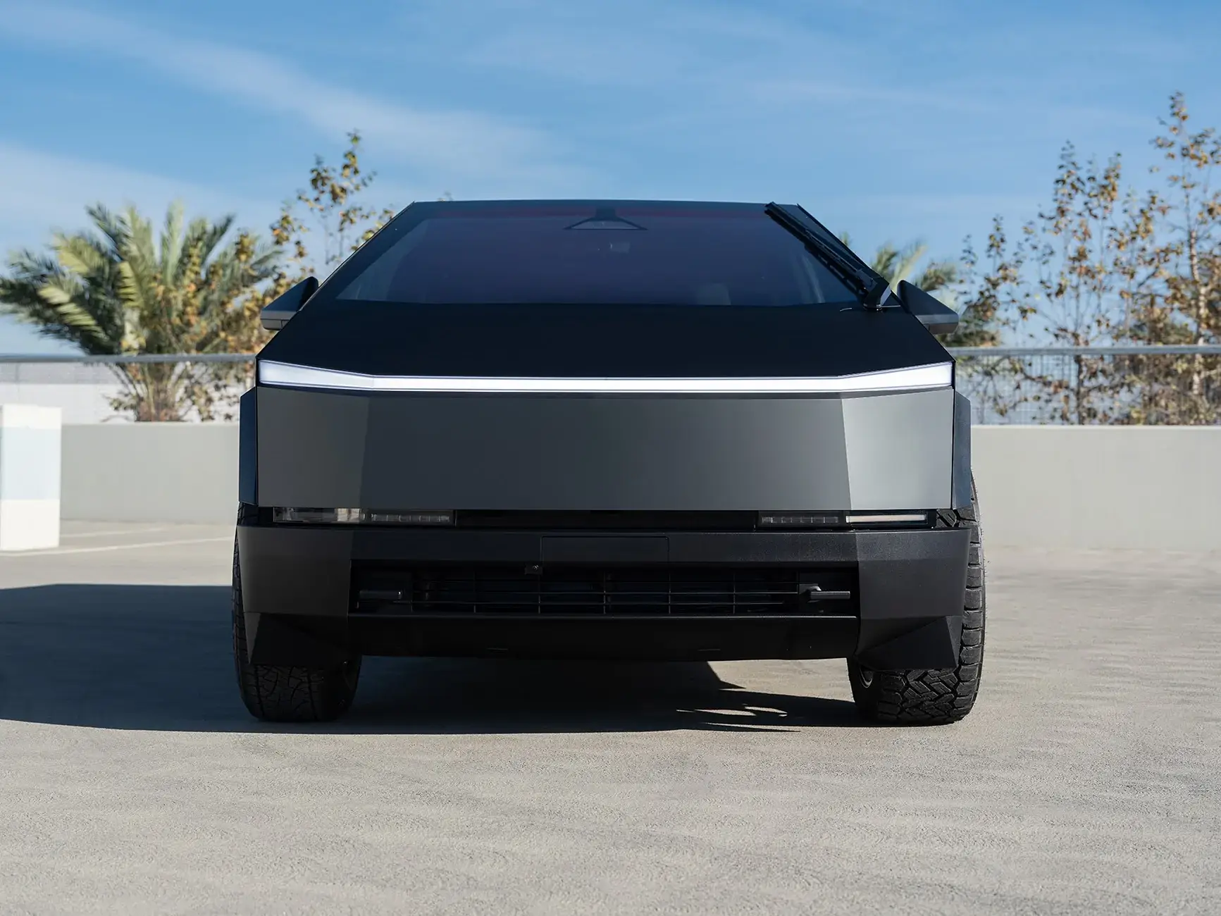 Tesla Cybertruck Installed Inozetek Satin Midnight Moss PPF Wrap kit at T Sportline 1767908201027-ff